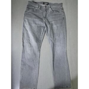 RevTown Automatic Jeans Men’s 36x32 Gray Stretch Denim Tapered Jeans